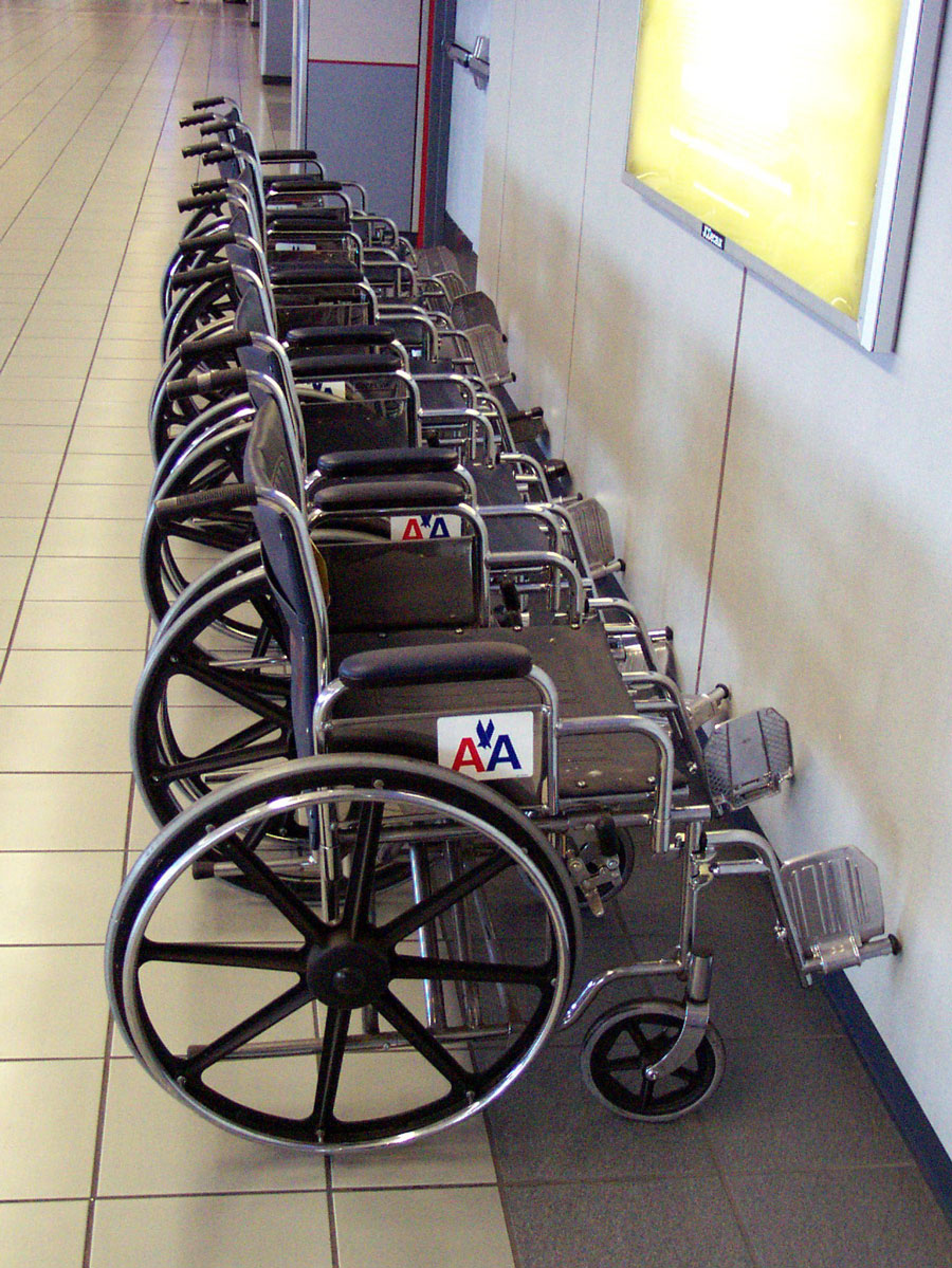 American Airlines wheelchairs